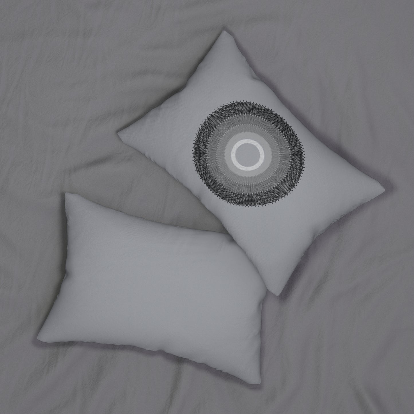 Modern Geometric Lumbar Pillow - Stylish Home Decor