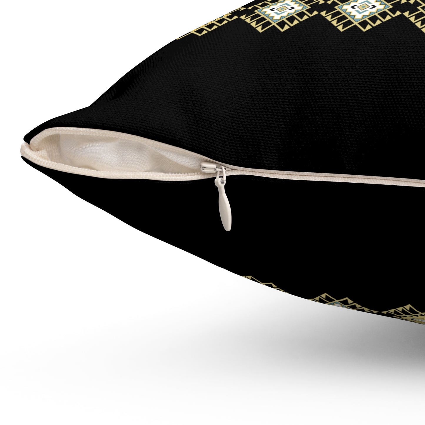 Moroccan-Inspired Decorative Pillow - Elegant Square Cushion for Home Decor