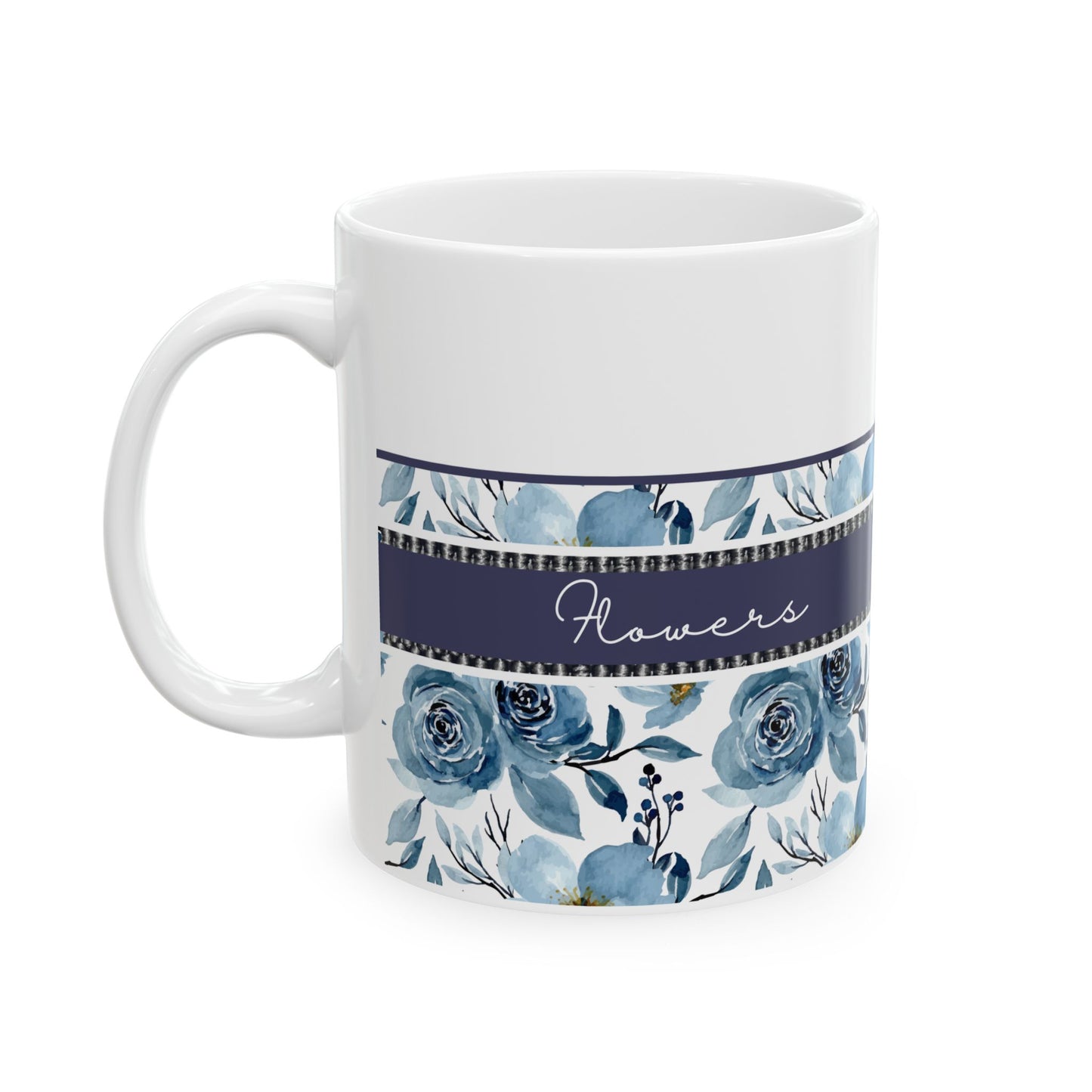 Floral Elegance Ceramic Mug