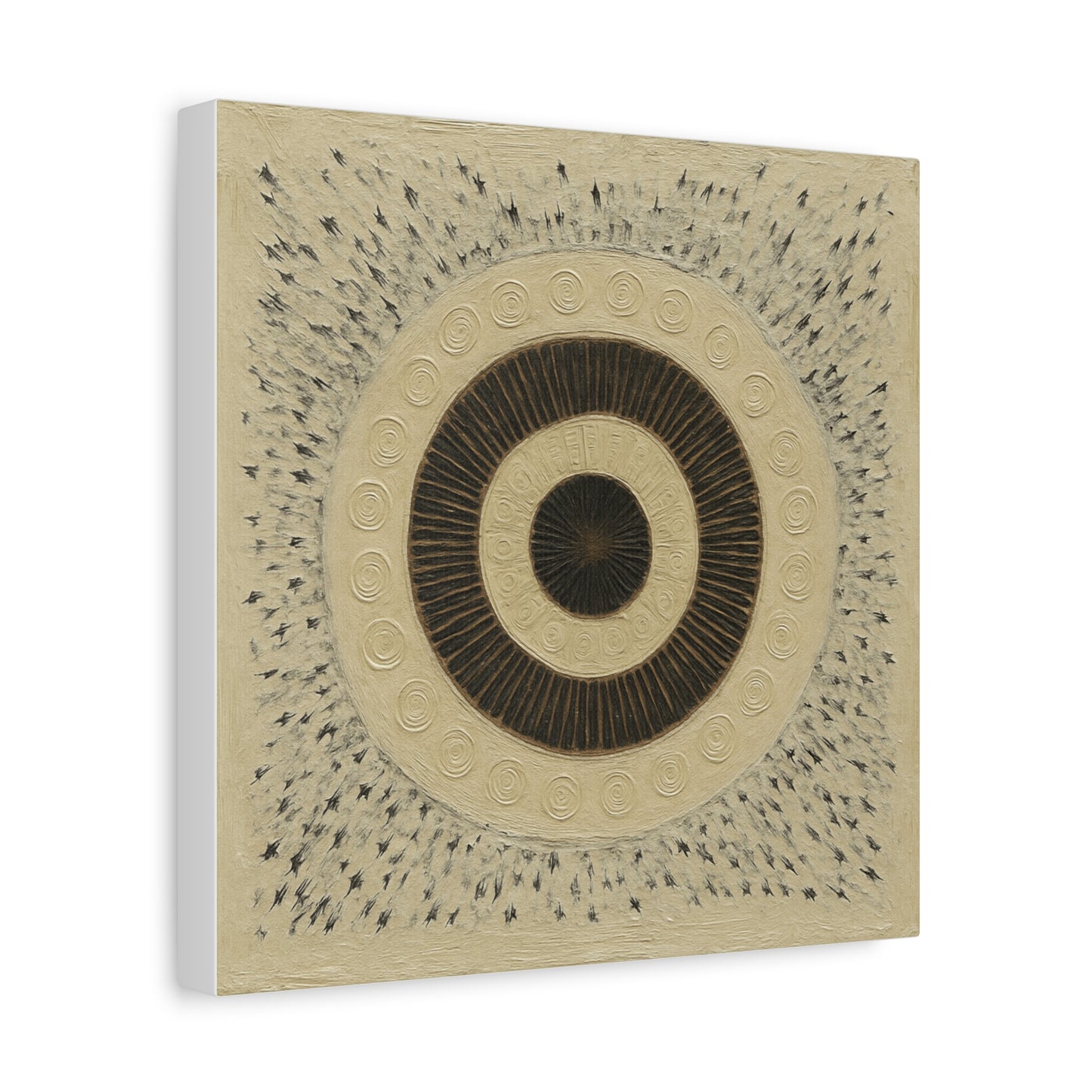 Abstract Circle Art Canvas Print