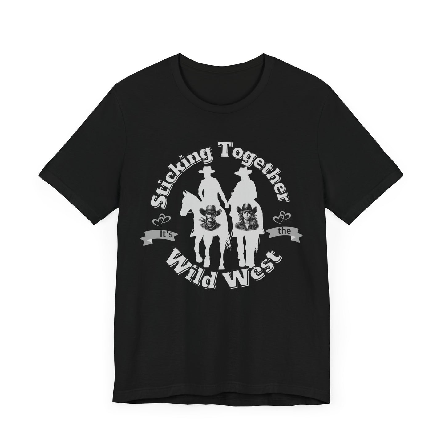Motivational Sticking Together Unisex Tee - Wild West Cowboy Theme