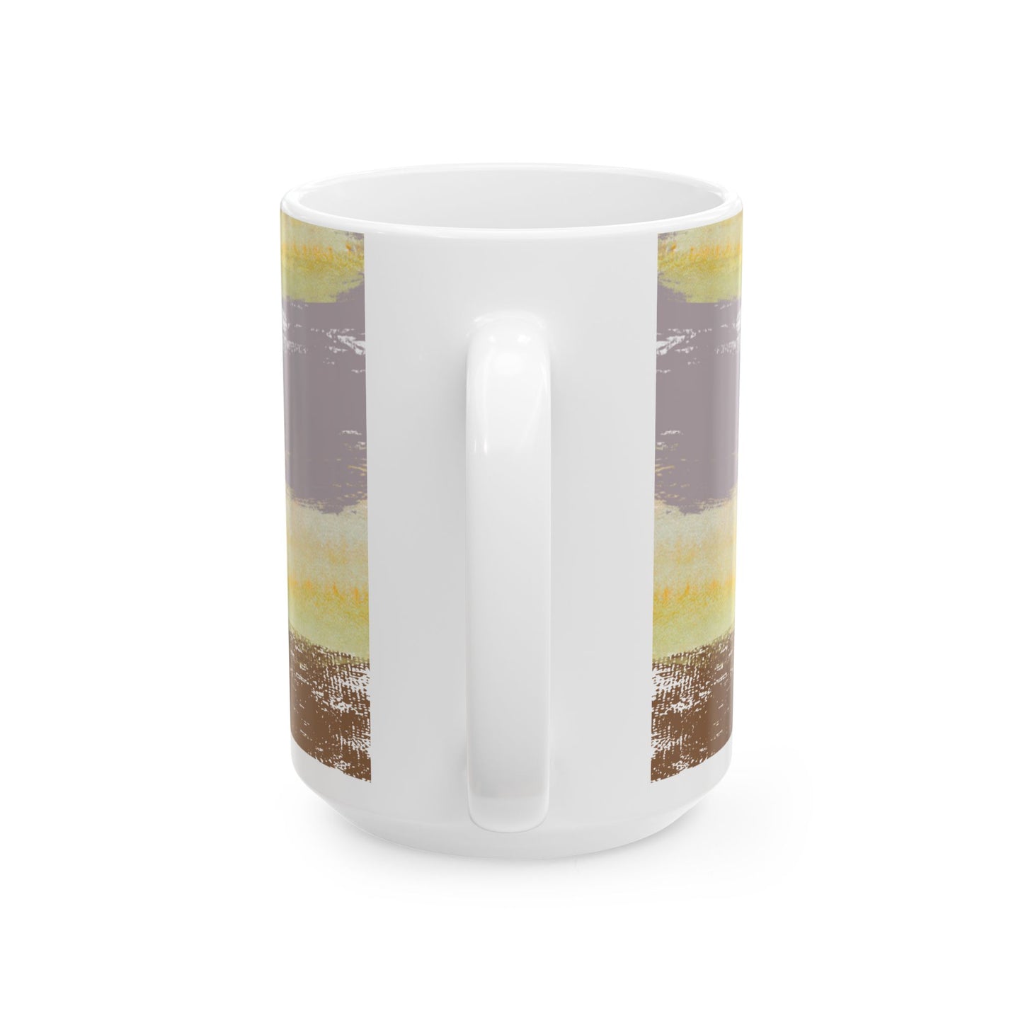 Golden Drift Ceramic Mug
