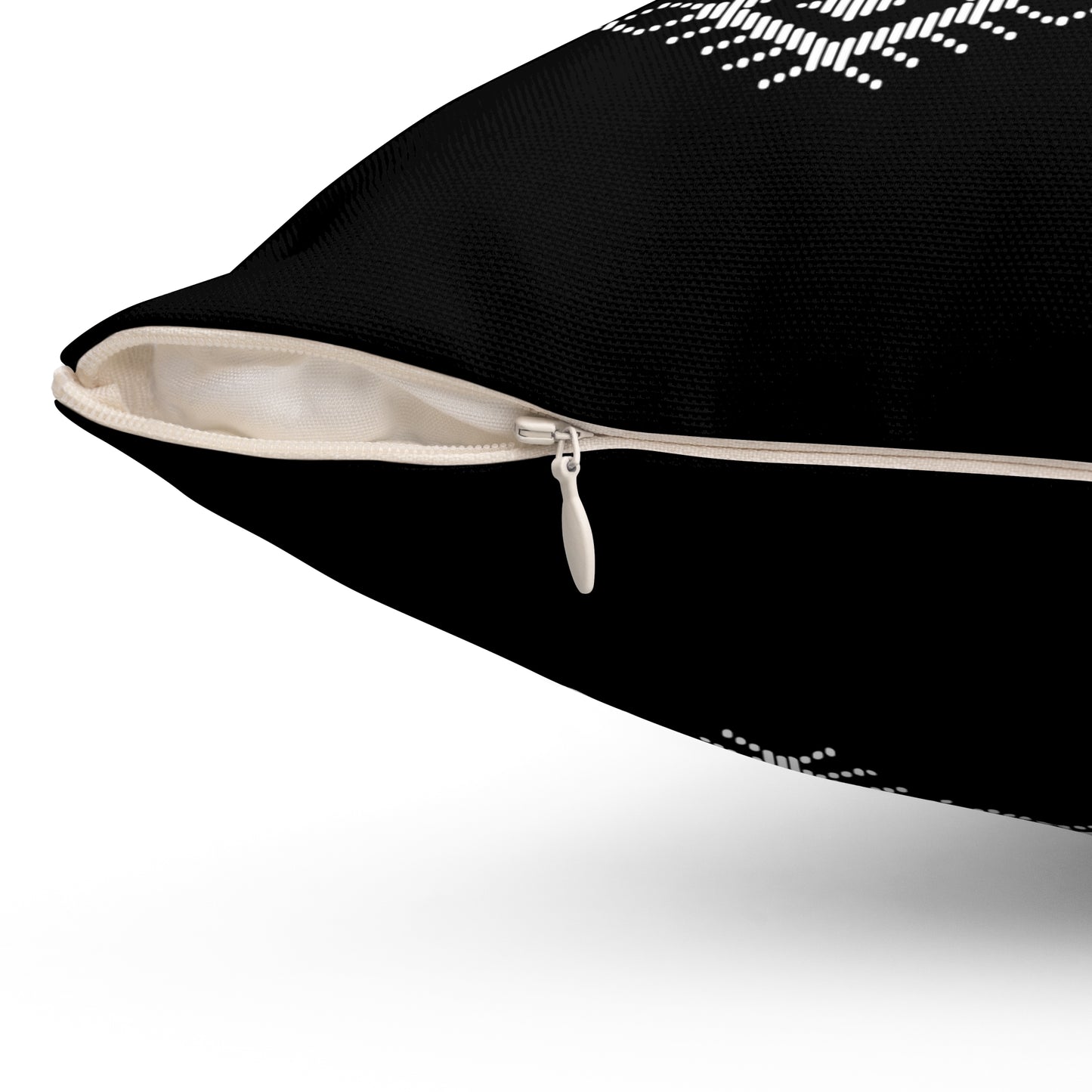 Modern Geometric Black Throw Pillow - Stylish Accent Pillow for Home Decor