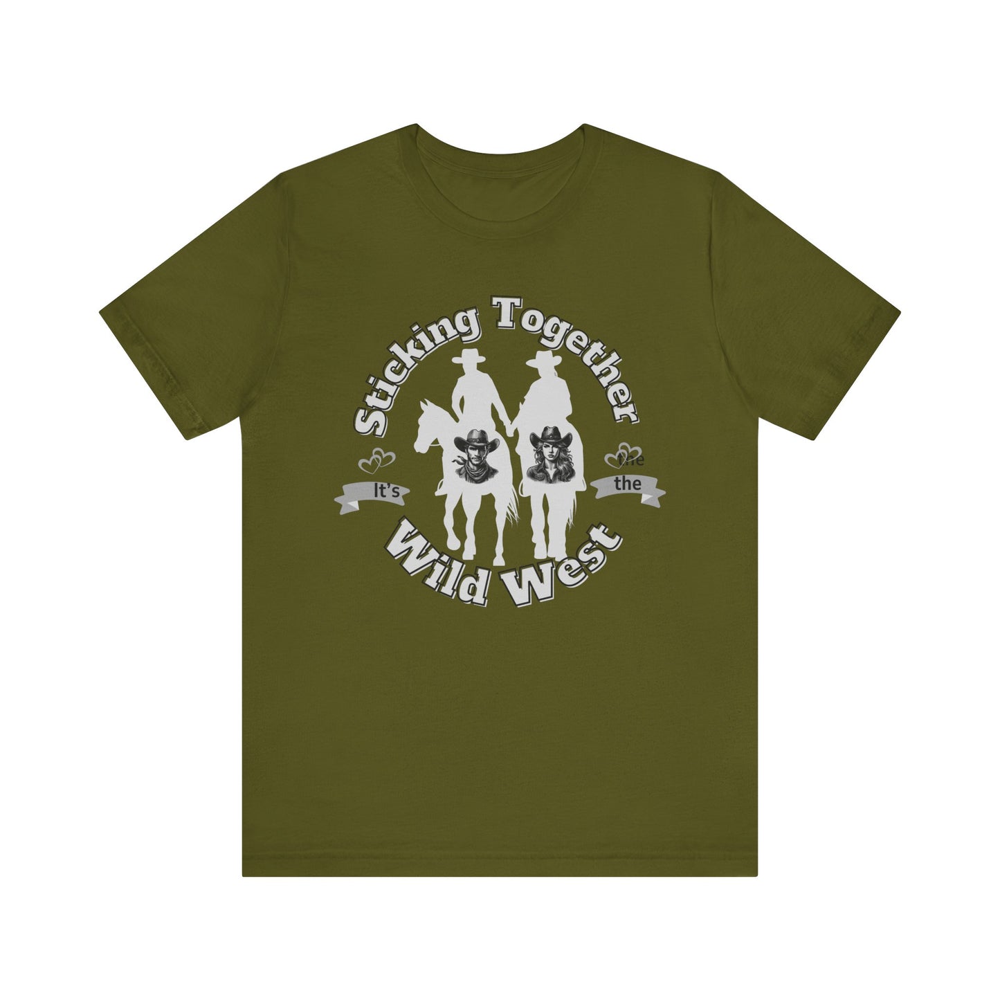 Motivational Sticking Together Unisex Tee - Wild West Cowboy Theme