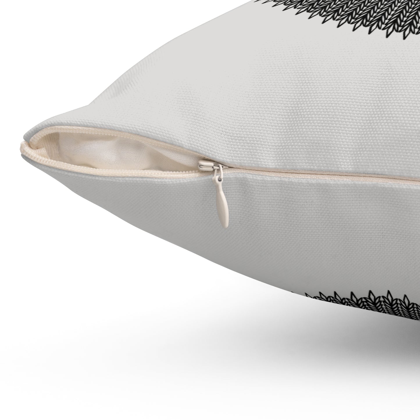 Pillow - Grey to Black Circles Design