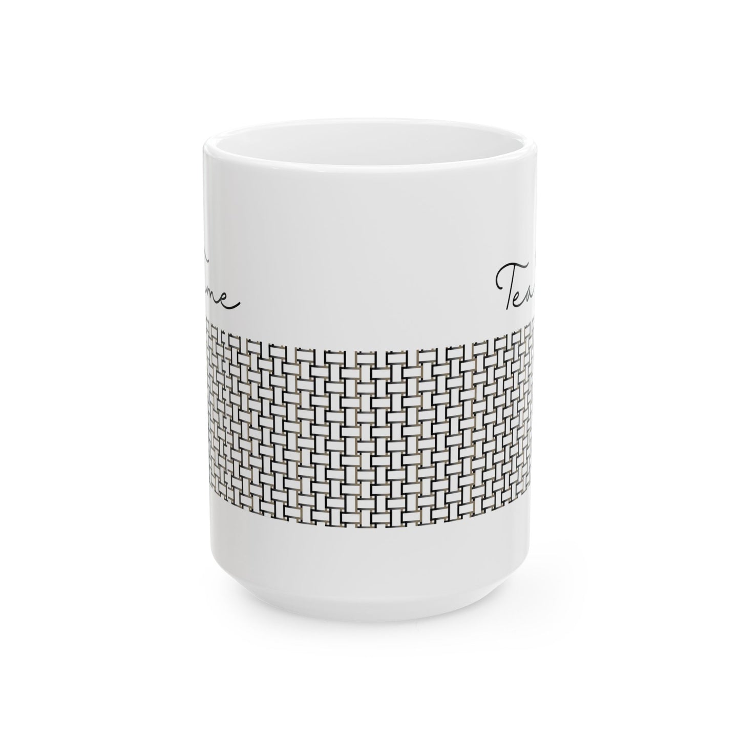 Chic Textured Ceramic Mug, Modern Coffee Cup, Gifts for Coffee Lovers, Minimalist Tea Mug, Home Decor, Stylish Drinkware
