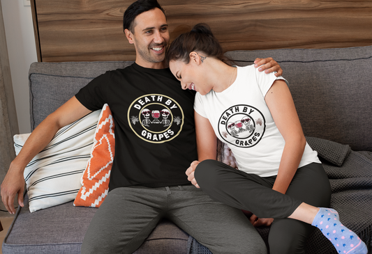 Death by Grapes Graphic Tee - Unisex Jersey Short Sleeve Shirt