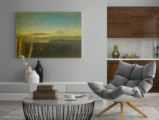 Desert Twilight Canvas Print — Matte Stretched Wall Art