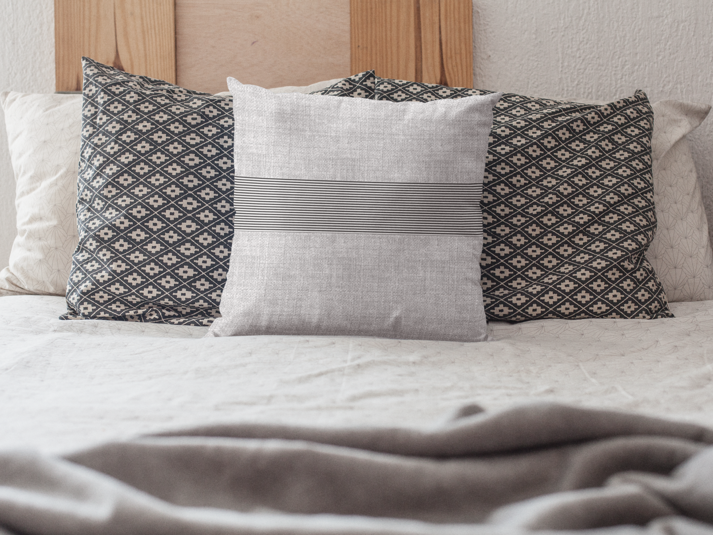 Spun Polyester Square Pillowcase
