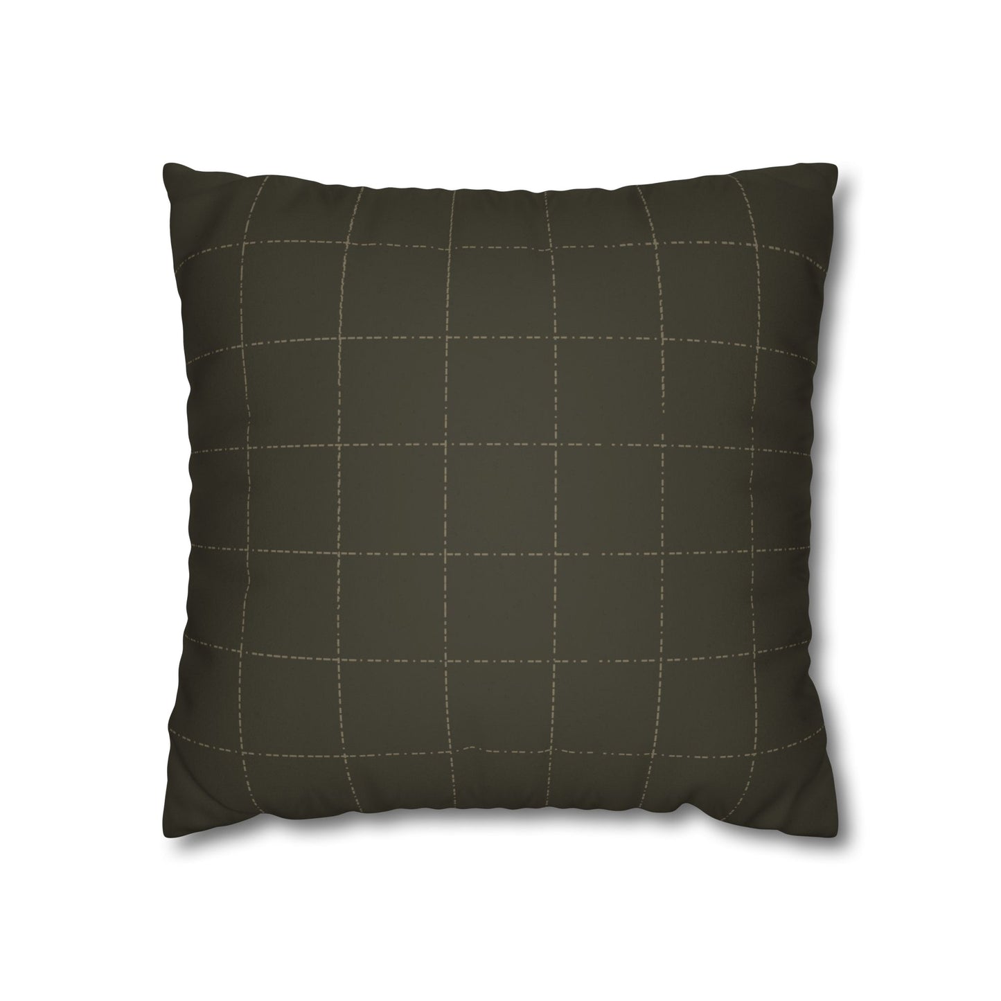 Faux Suede Square Pillowcase