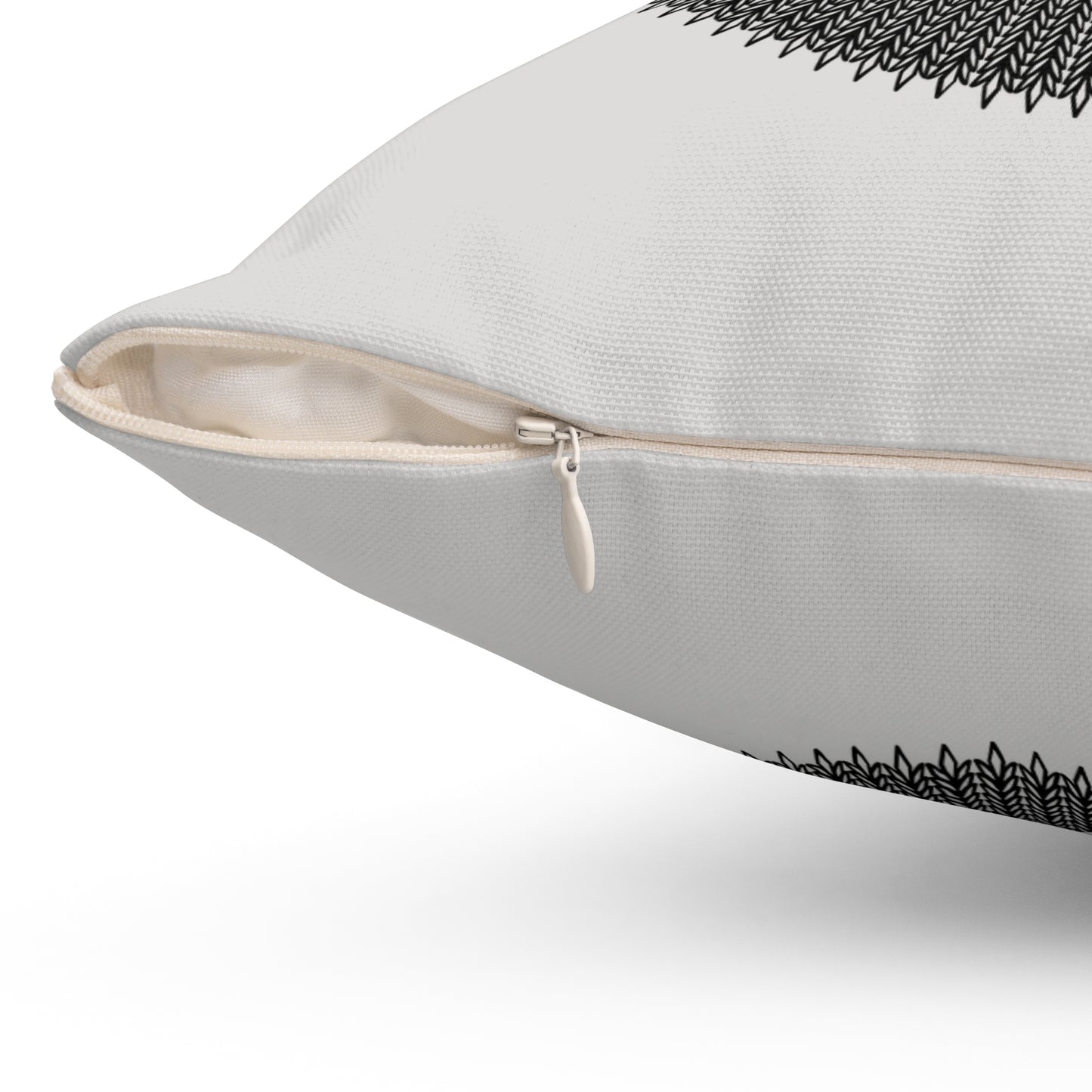 Pillow - Grey to Black Circles Design