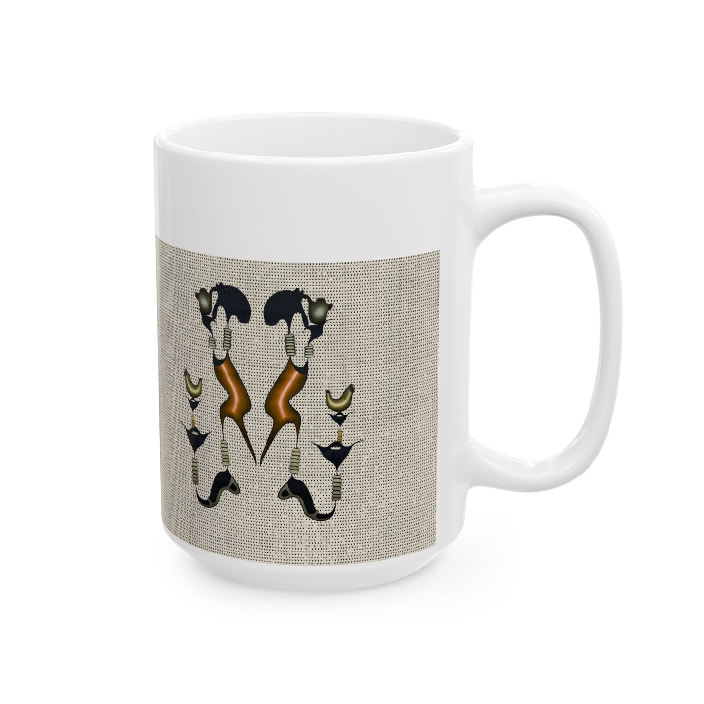 Rooted Echo - Earth Ritual Ceramic Mug