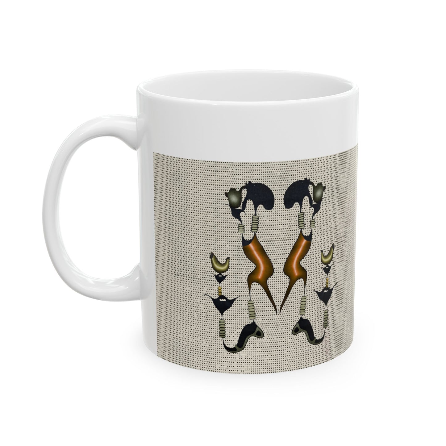 Rooted Echo - Earth Ritual Ceramic Mug
