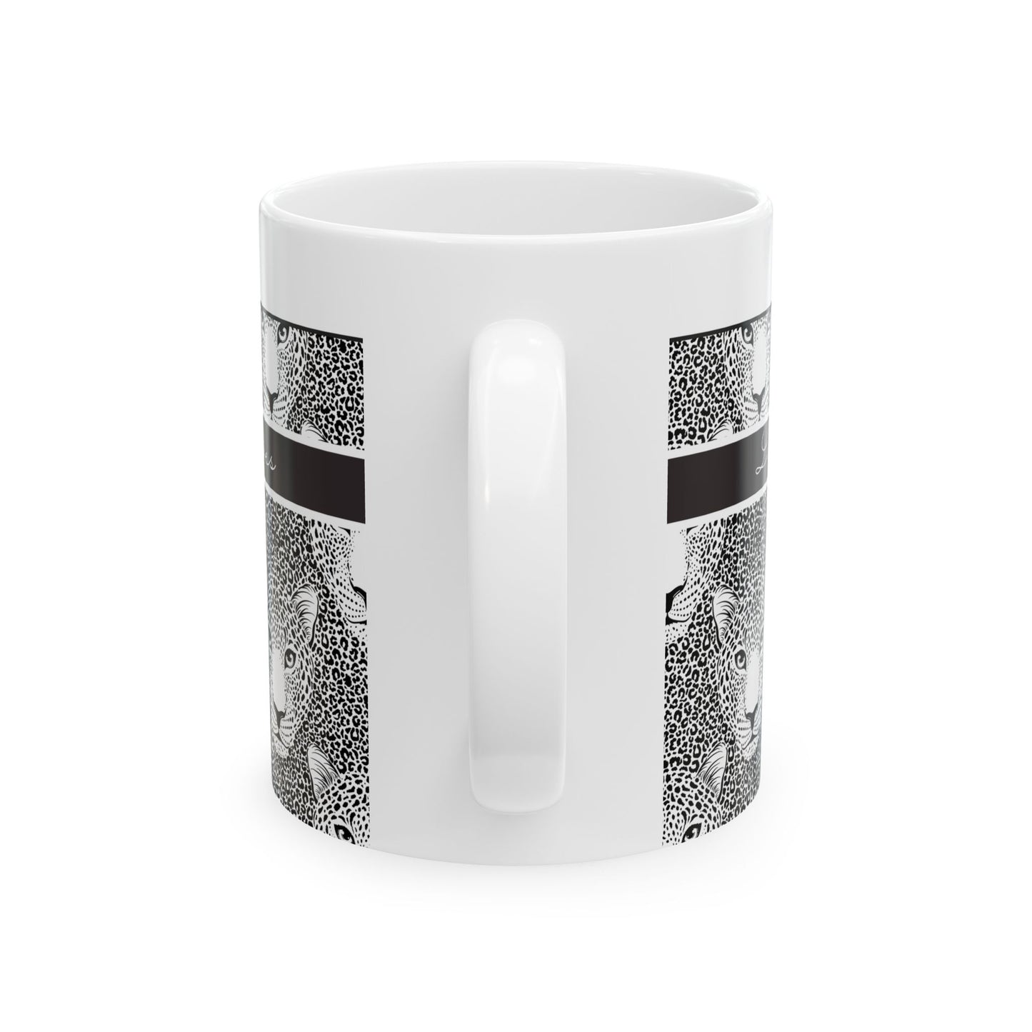 Leopard Print Ceramic Mug - Perfect Gift for Animal Lovers