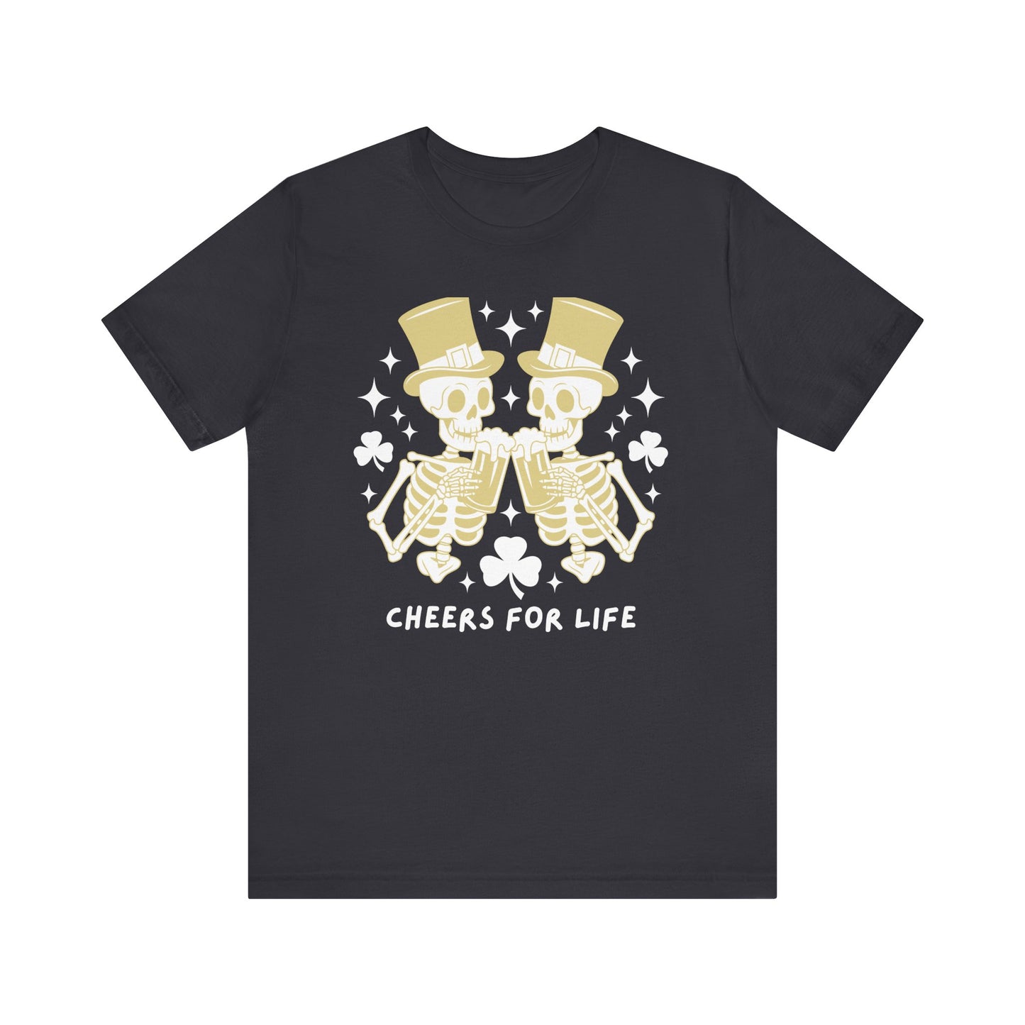 Skeleton Graphic Tee - Cheers for Life