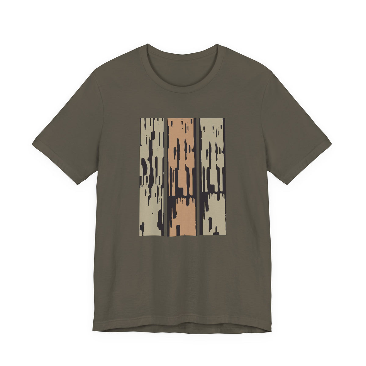 Birch Forest Graphic Tee — Rustic Nature Woodland T-Shirt