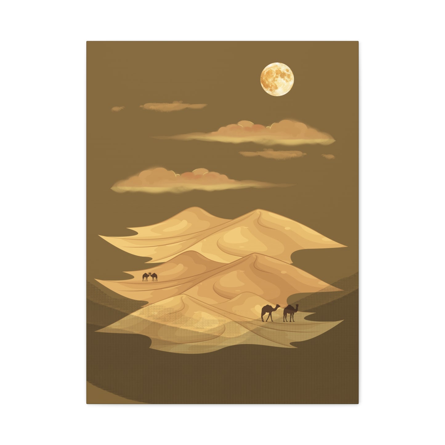 Desert Calm Canvas Print Wall Art