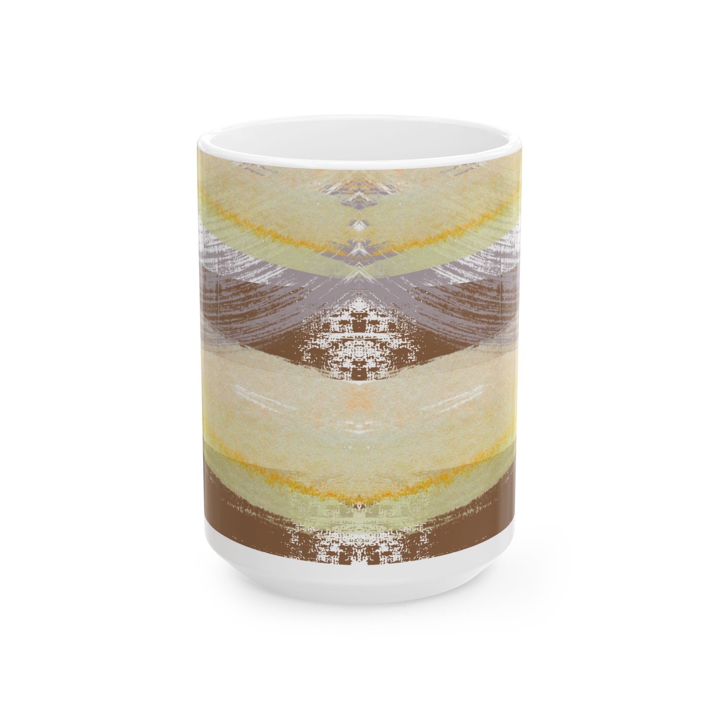 Golden Drift Ceramic Mug
