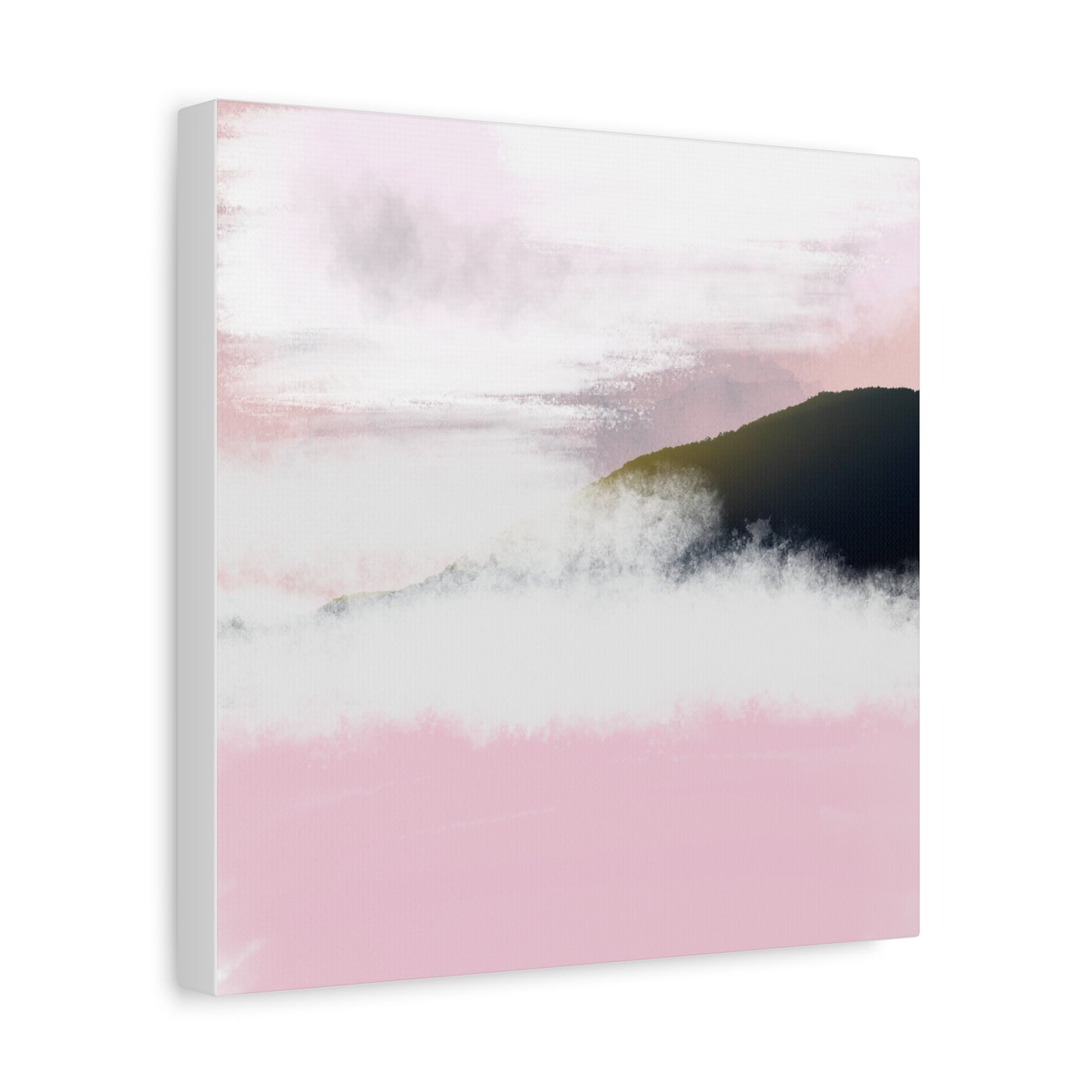 Blush Horizon Matte Canvas Wall Art