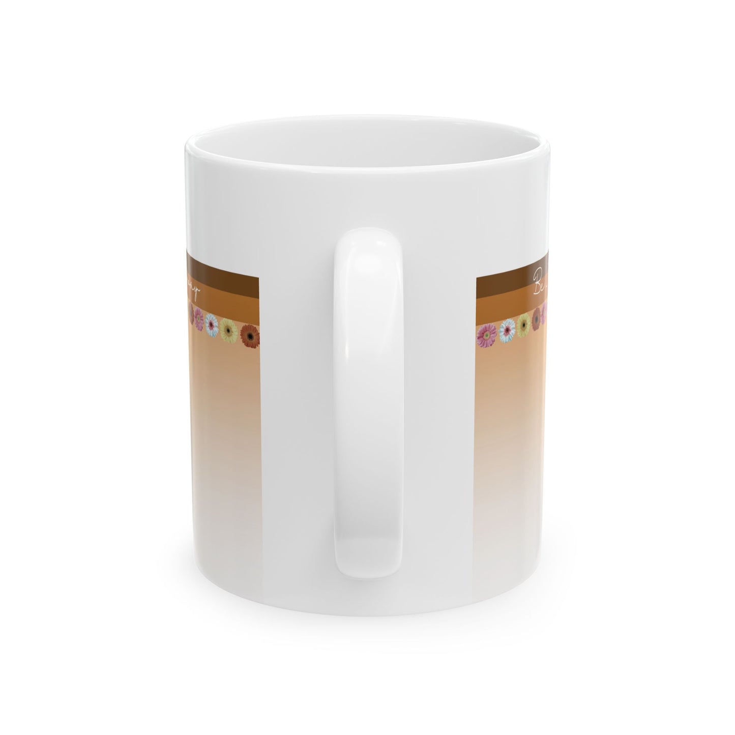 Mug - 'Be Kind Anyway' Floral Design Earthy Colors Motivational Gift