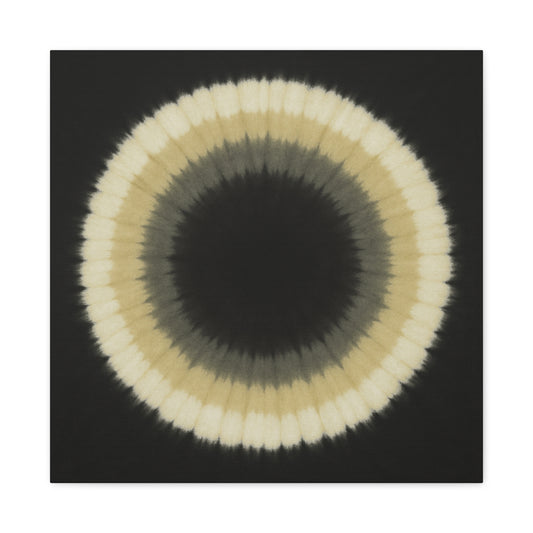 Tie-Dye Bullseye Patterned Wall Art, Abstract Wall Art