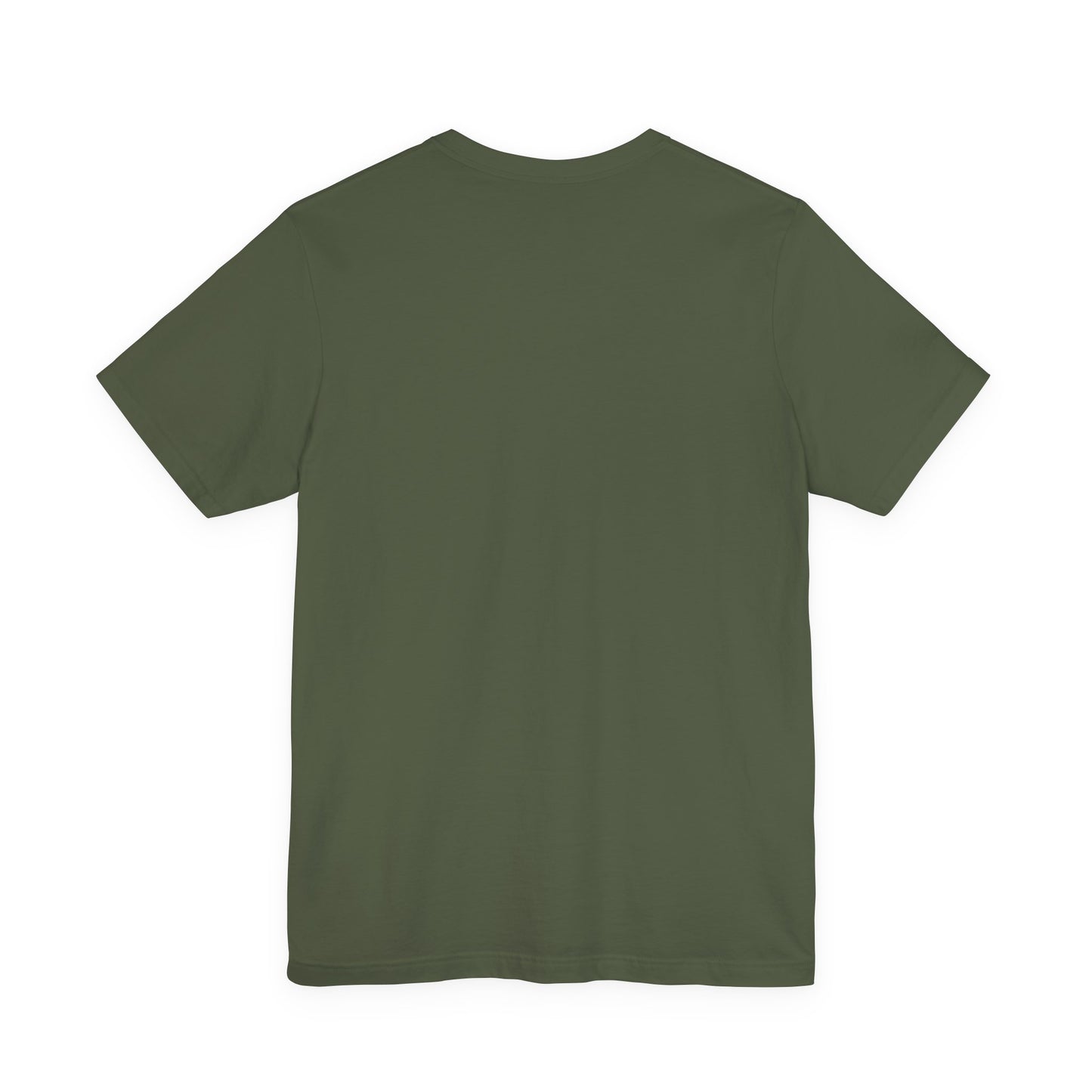 Minimalist Cross Stripe Tee — Subtle Vertical Cross Design