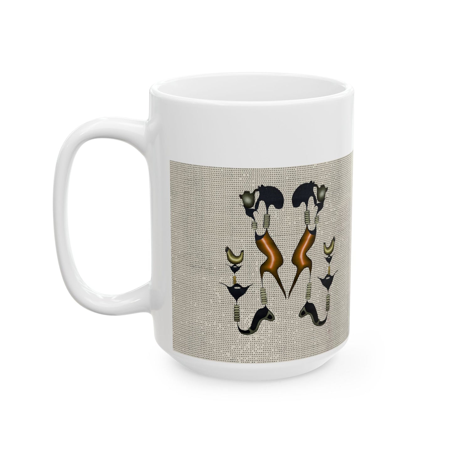 Rooted Echo - Earth Ritual Ceramic Mug