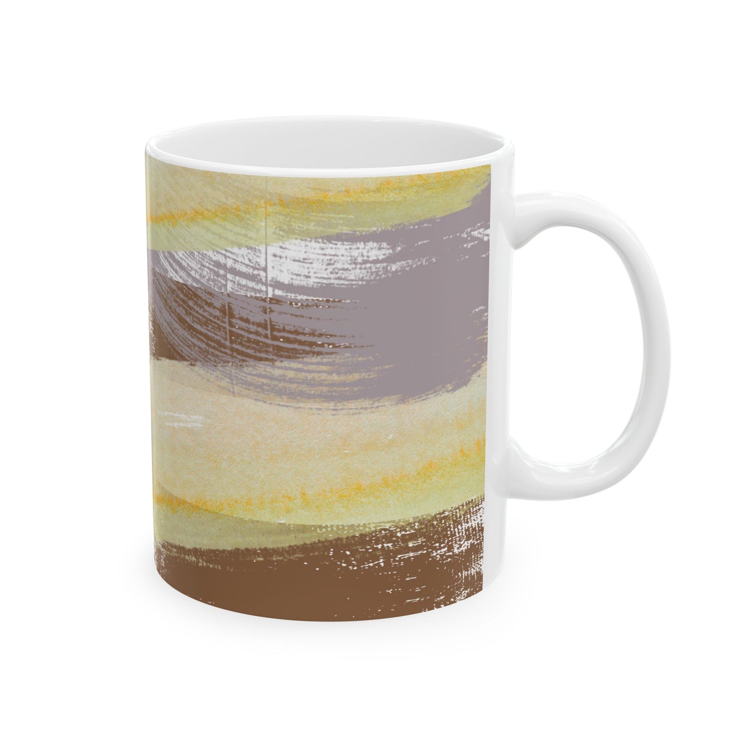 Golden Drift Ceramic Mug