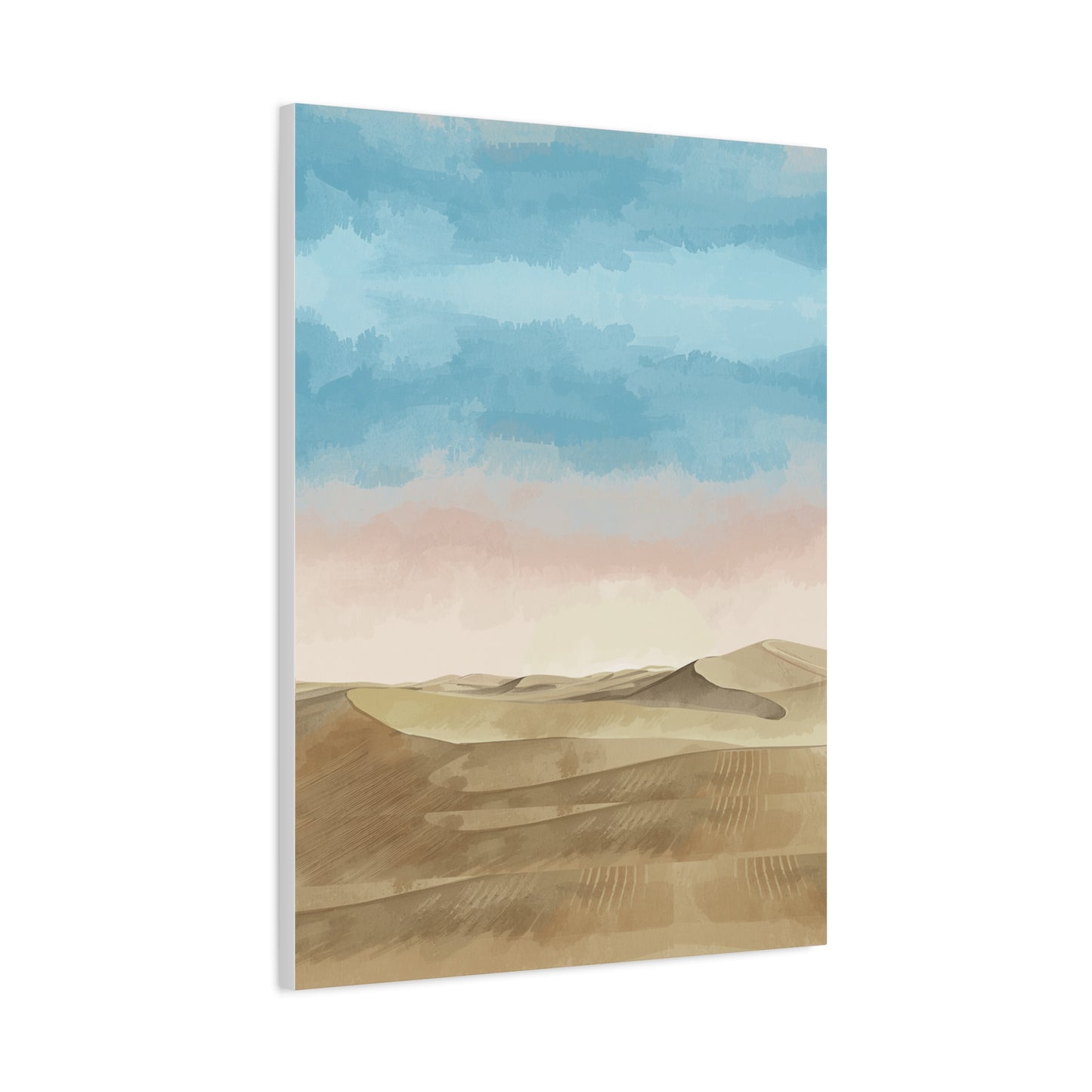 Desert Dunes Matte Canvas Print — Stretched 1.25" Wall Art