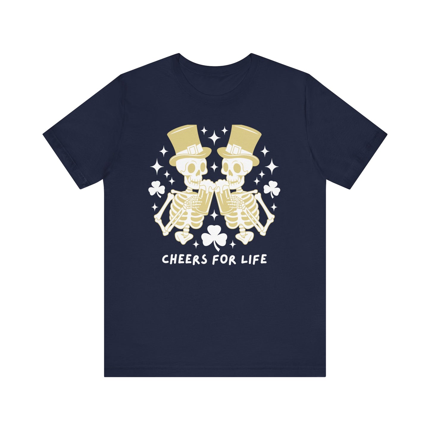 Skeleton Graphic Tee - Cheers for Life