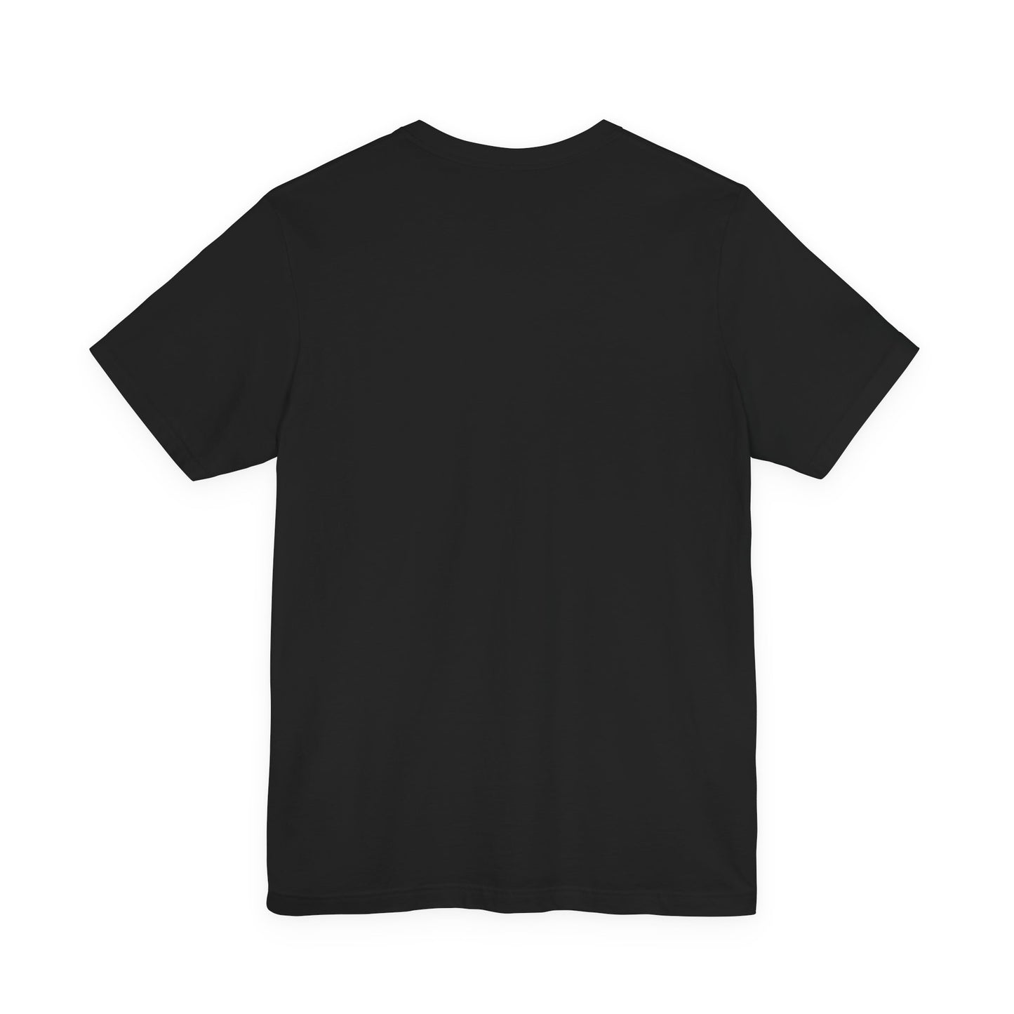 Minimalist Cross Stripe Tee — Subtle Vertical Cross Design