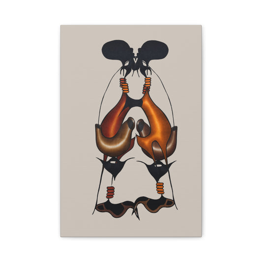 Brew Ceremony Matte Canvas Wall Art — Serene Ritual Space