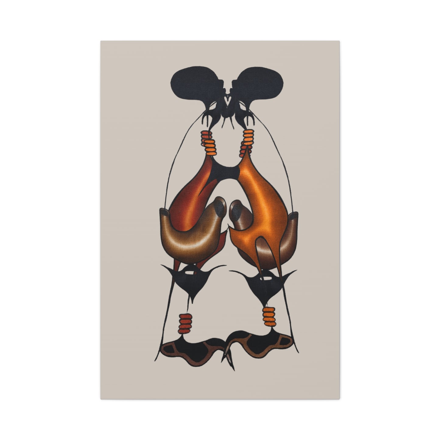 Brew Ceremony Matte Canvas Wall Art — Serene Ritual Space