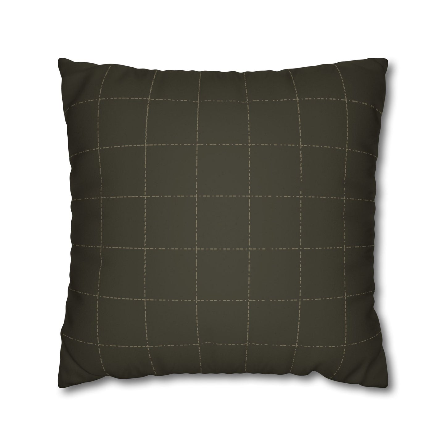 Faux Suede Square Pillowcase