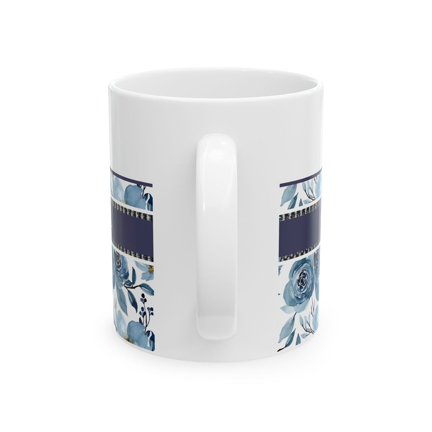 Floral Elegance Ceramic Mug
