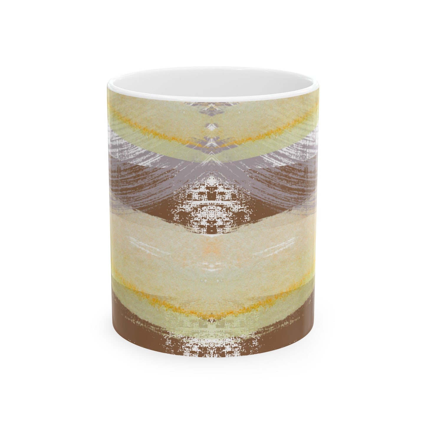 Golden Drift Ceramic Mug