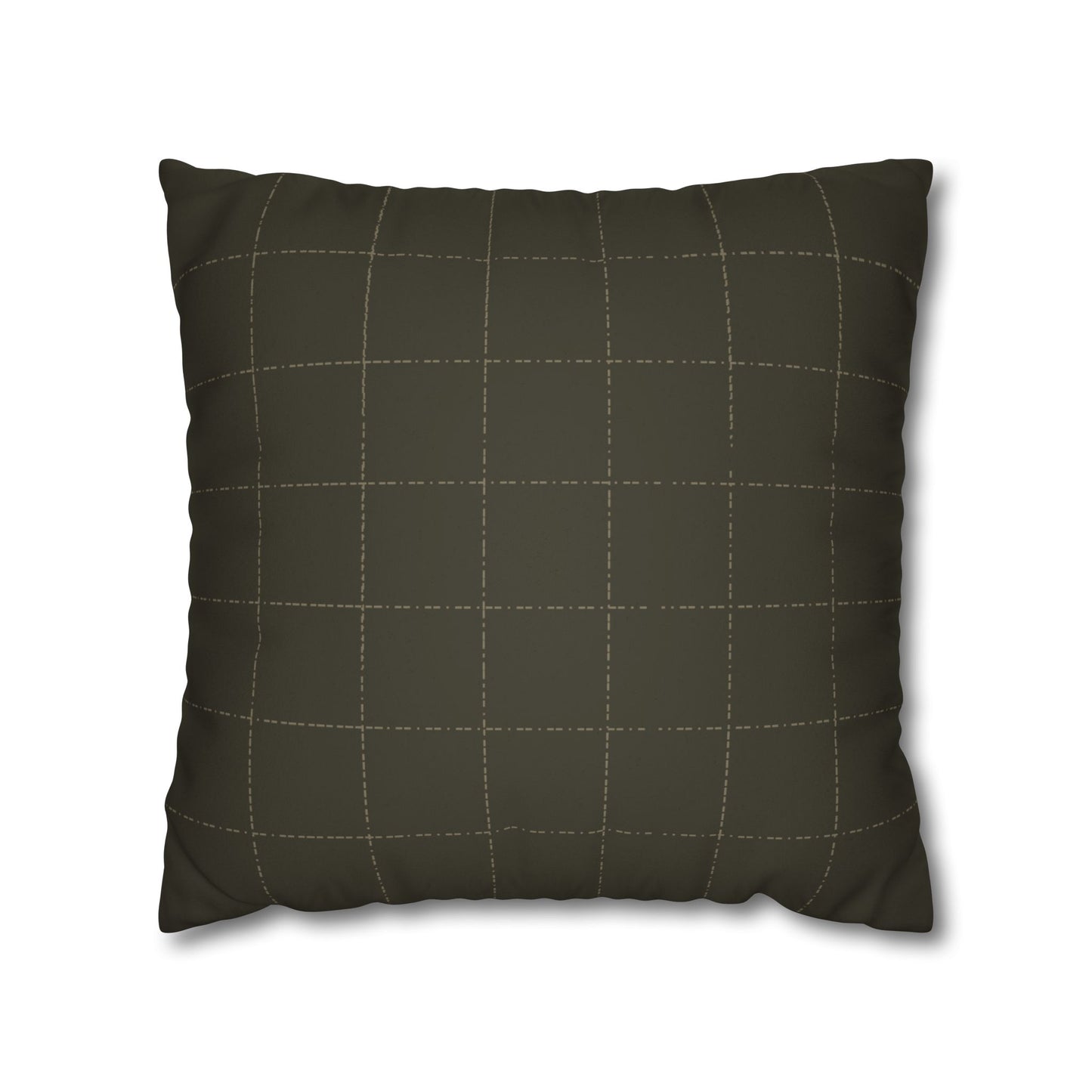 Faux Suede Square Pillowcase