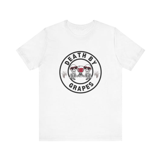 Death by Grapes Graphic Tee - Unisex Jersey Short Sleeve Shirt