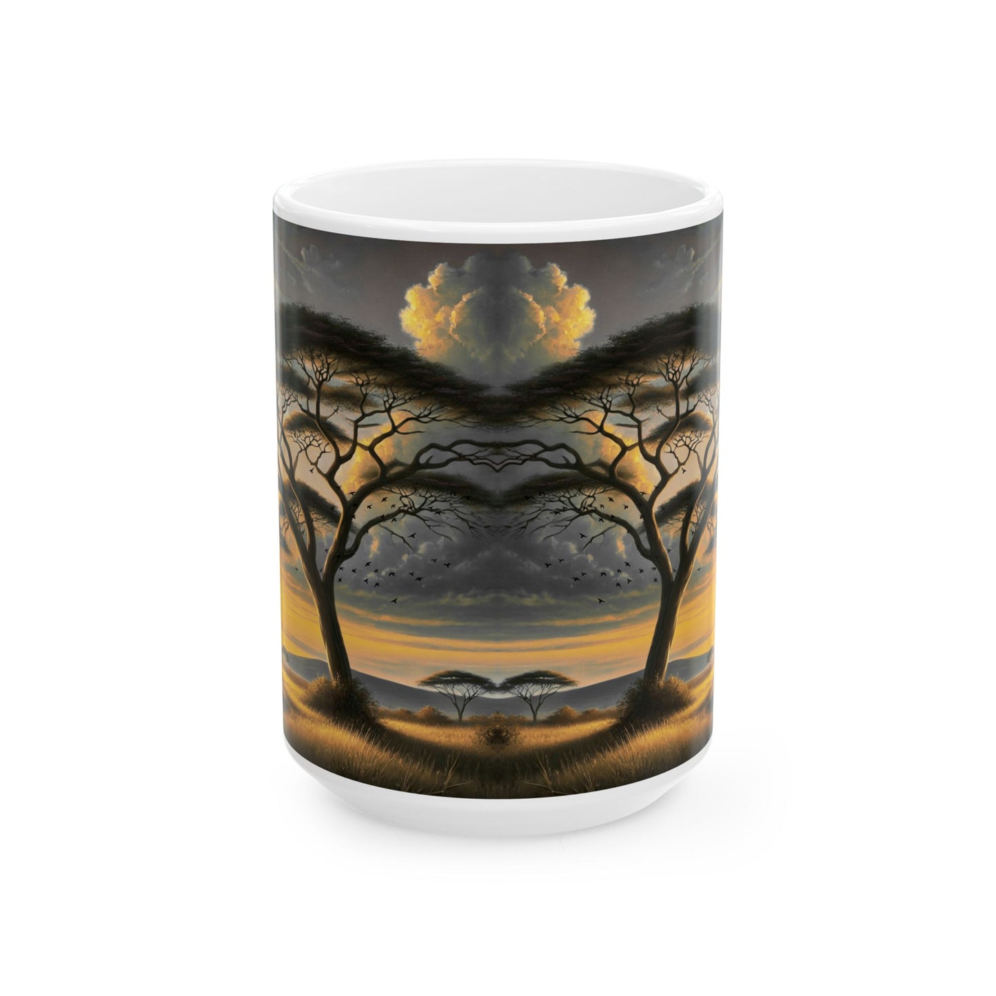 Sunset Acacia Ceramic Mug
