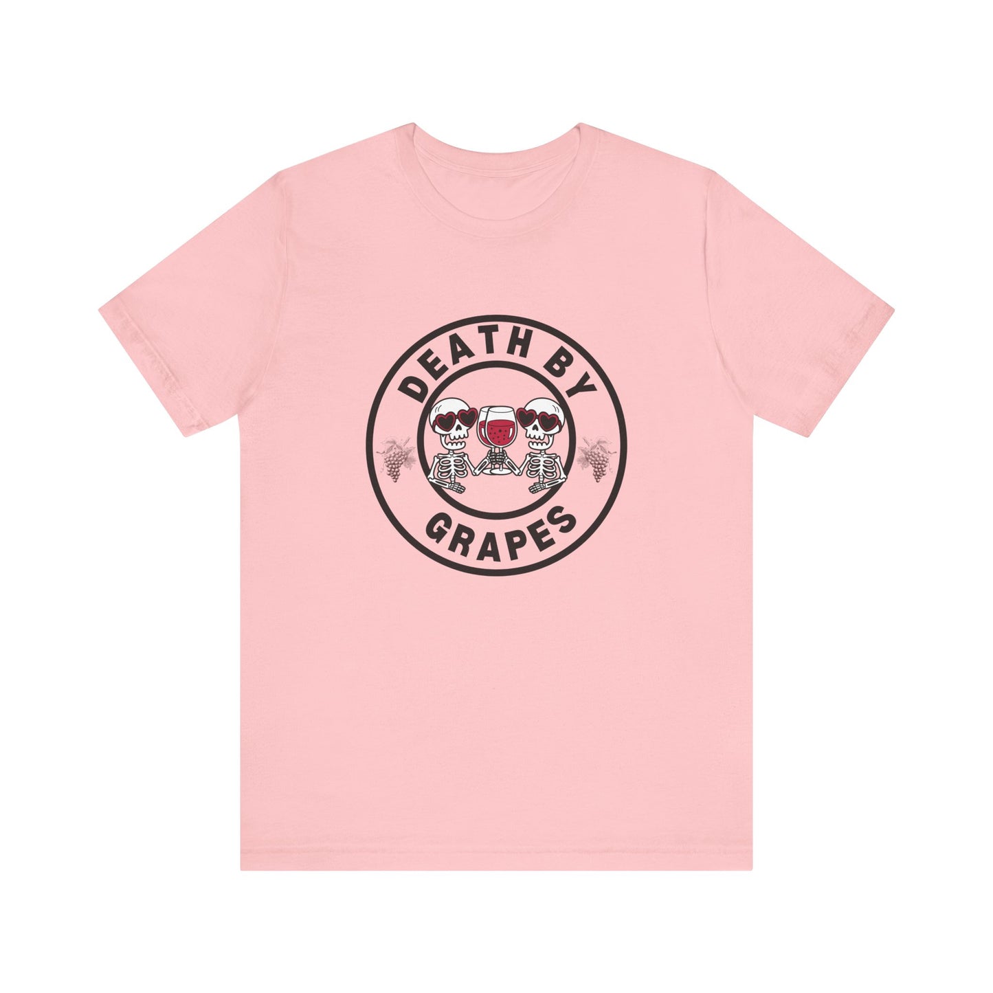 Death by Grapes Graphic Tee - Unisex Jersey Short Sleeve Shirt