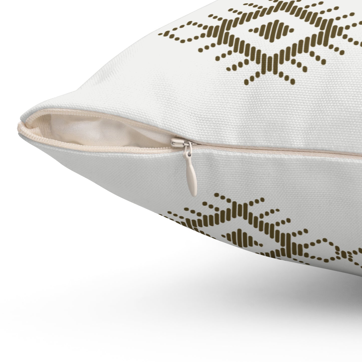 Boho Geometric Print Square Pillow - Cozy Decorative Cushion for Home Decor