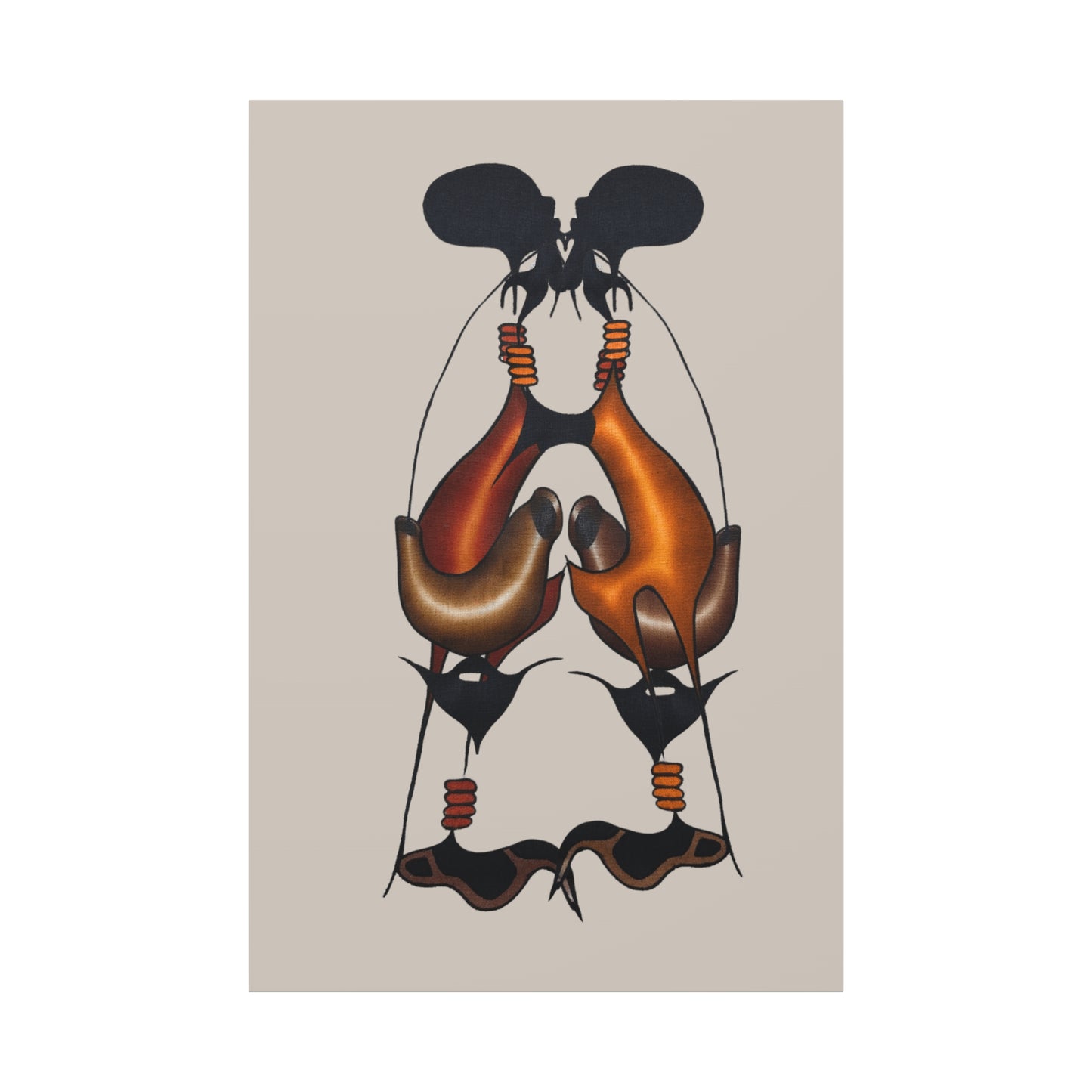 Brew Ceremony Matte Canvas Wall Art — Serene Ritual Space