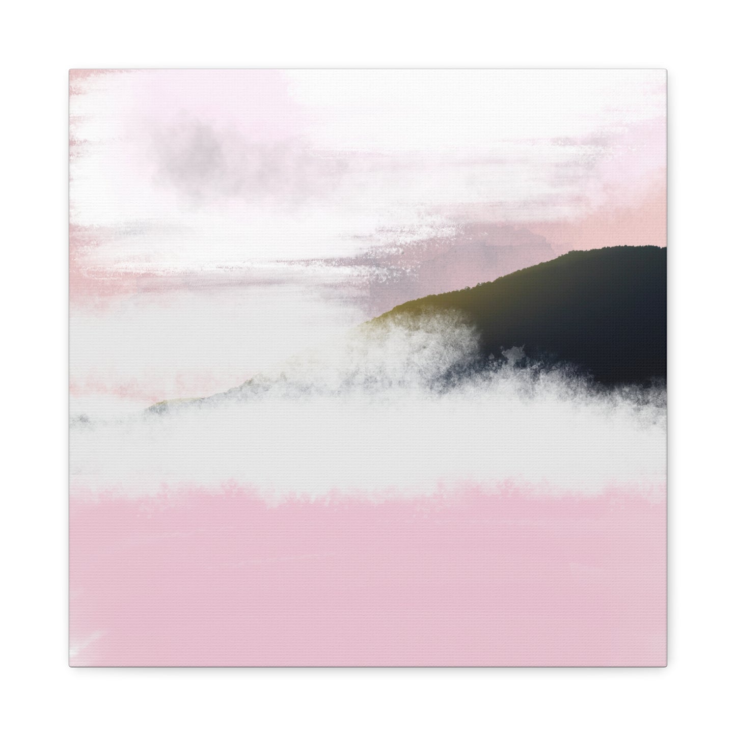 Blush Horizon Matte Canvas Wall Art