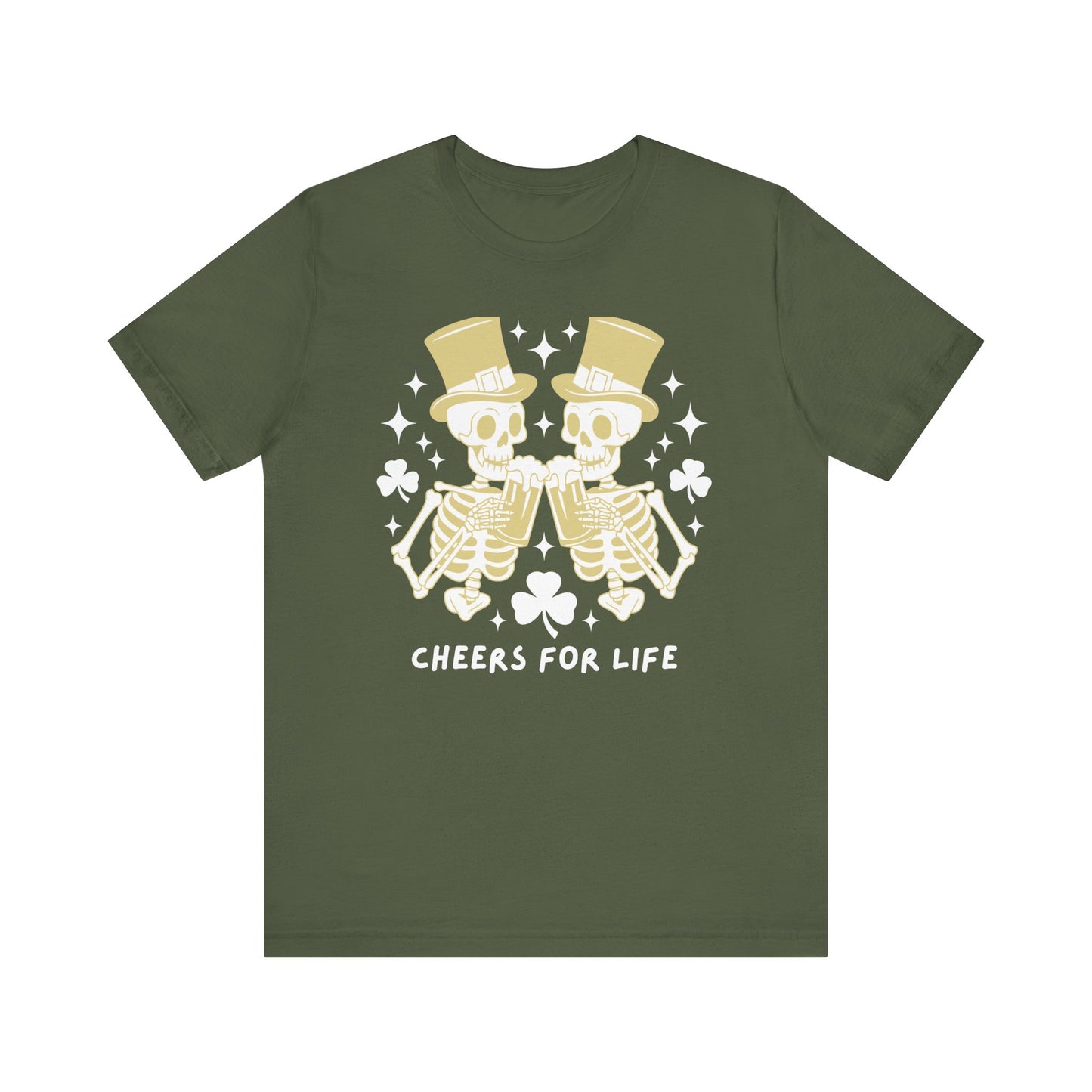 Skeleton Graphic Tee - Cheers for Life
