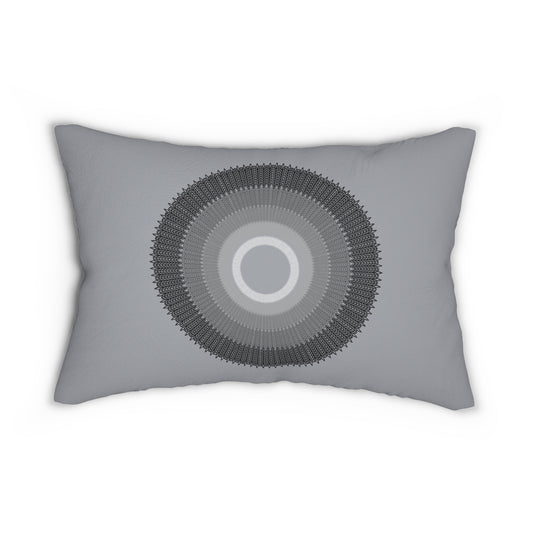 Modern Geometric Lumbar Pillow - Stylish Home Decor
