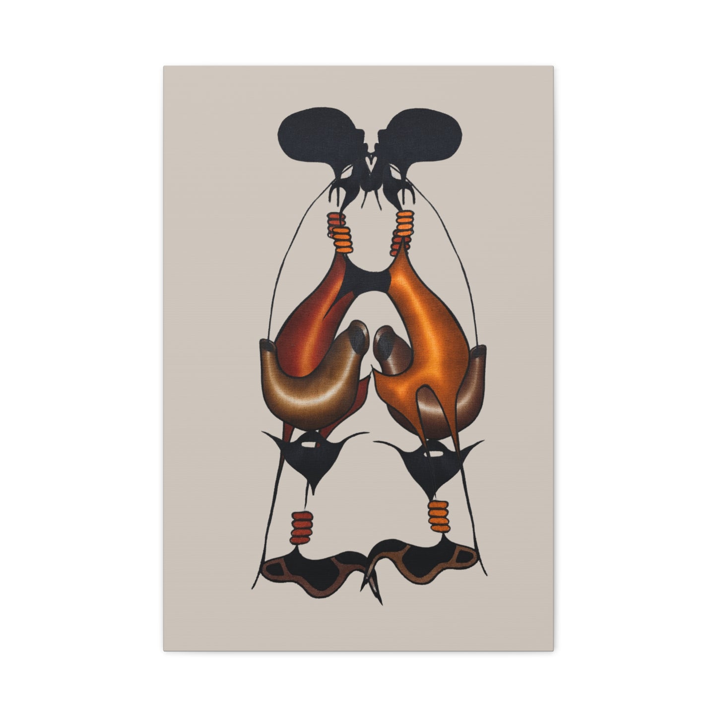 Brew Ceremony Matte Canvas Wall Art — Serene Ritual Space