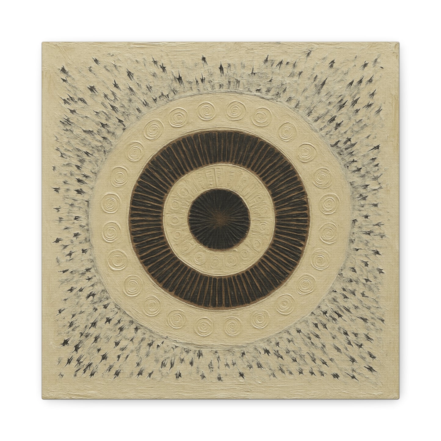 Abstract Circle Art Canvas Print