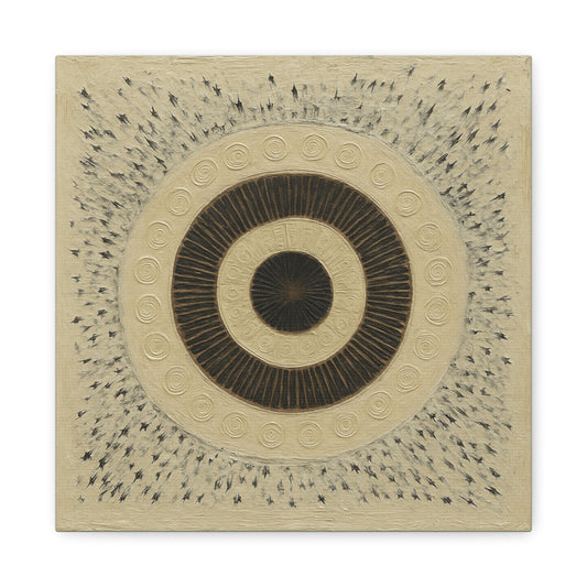 Abstract Circle Art Canvas Print