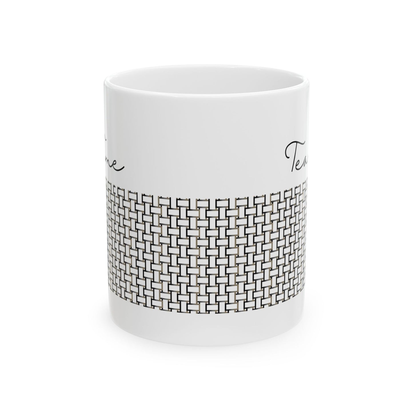 Chic Textured Ceramic Mug, Modern Coffee Cup, Gifts for Coffee Lovers, Minimalist Tea Mug, Home Decor, Stylish Drinkware