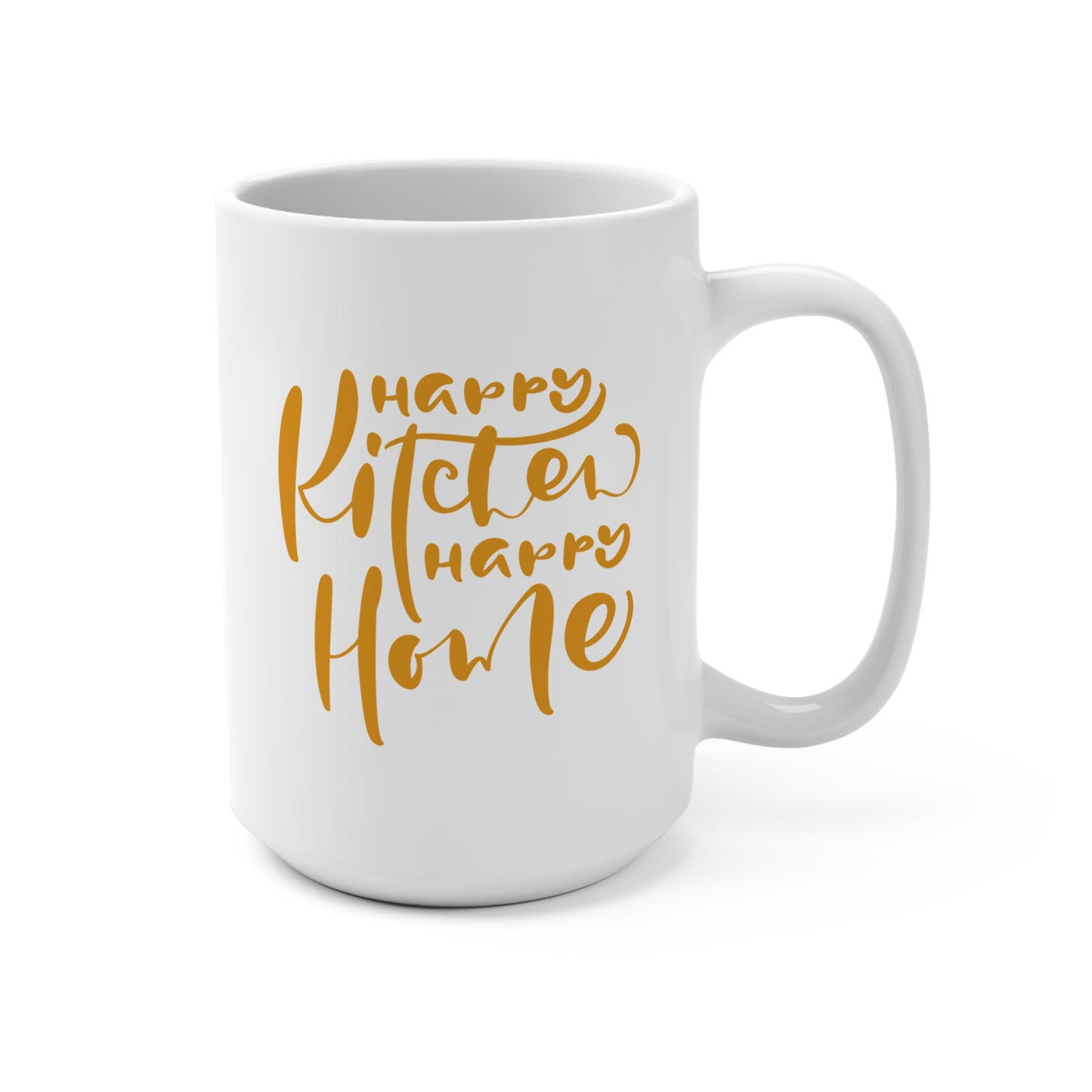Mug 15oz - Happy Kitchen, Happy Home Coffee Mug